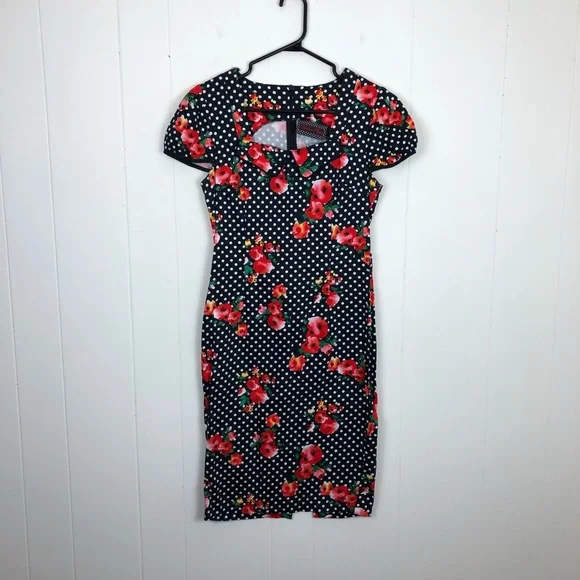 Voodoo Vixen 1950s Style Dress Sz M - Picture 1 of 12